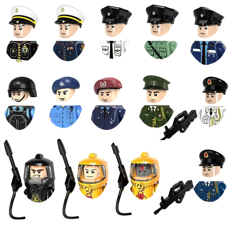 Lego Set Creator - Bloques de Construcción de Policía Urbana