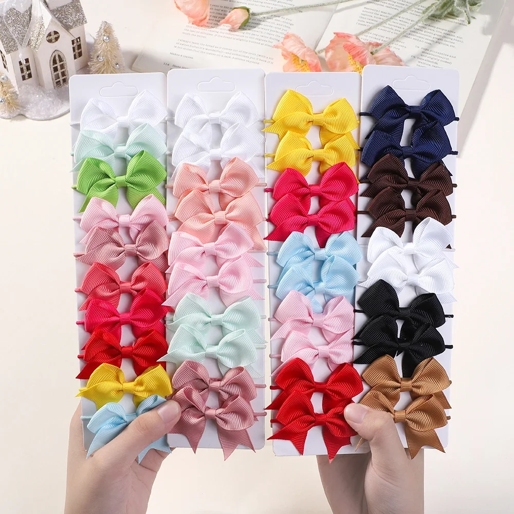Ribbon Bow Gift - 10 Uds. De lazos elásticos para