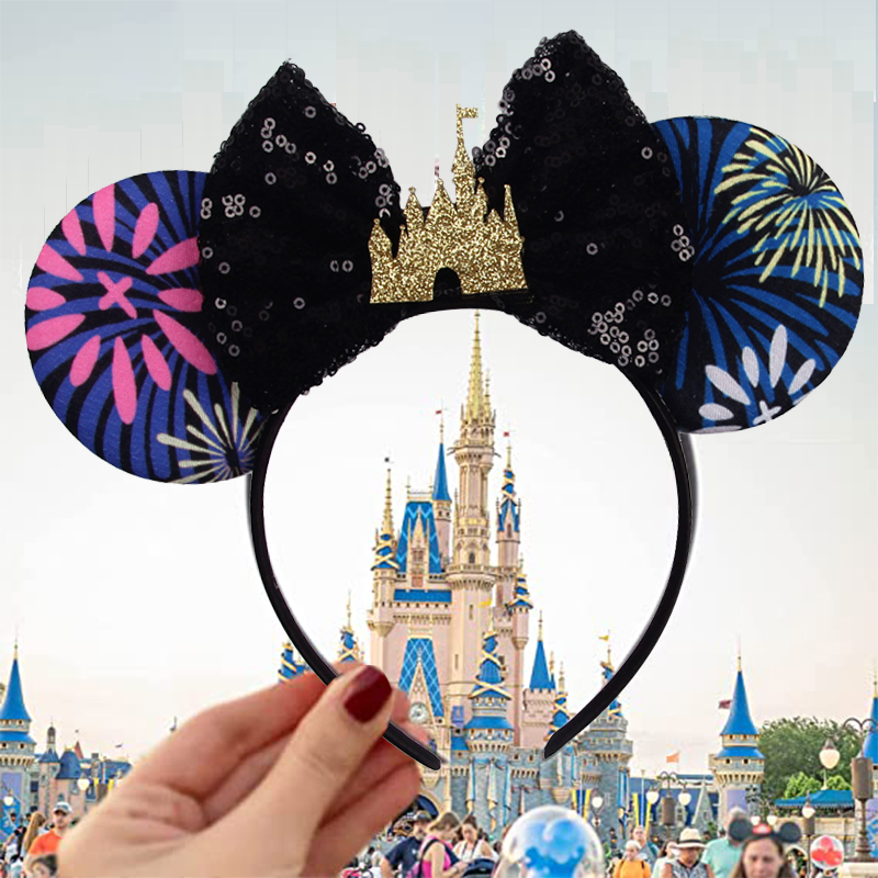 Ribbon Bow Gift - Diadema con orejas de Mickey Mouse