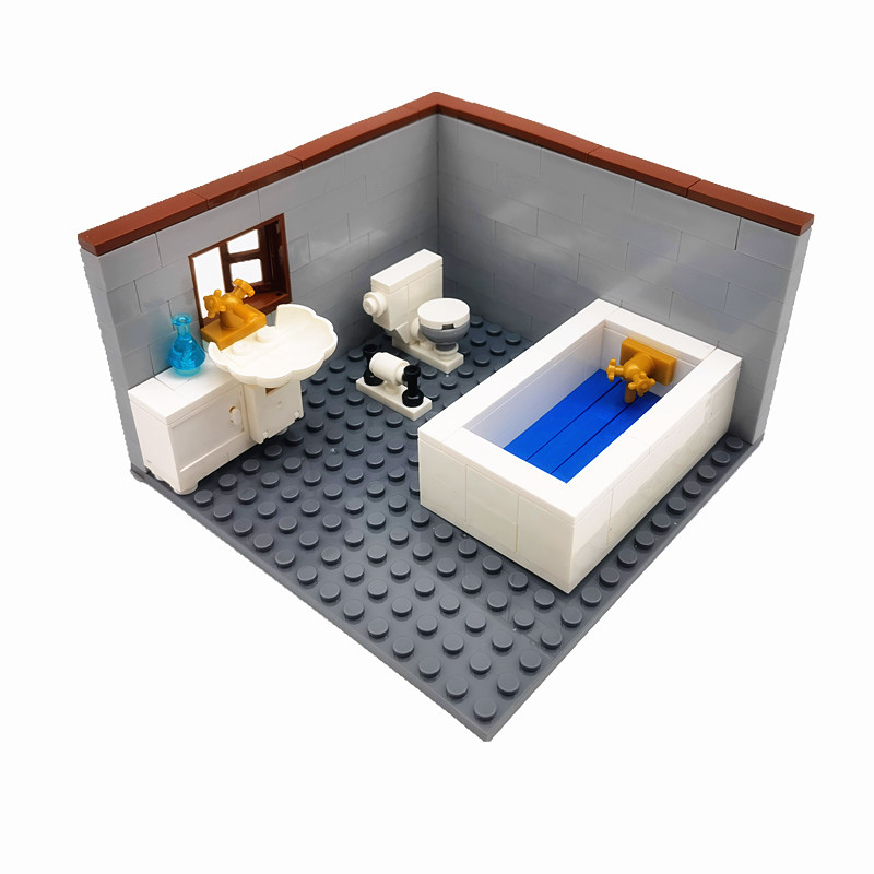 Lego Set Creator - Bloques de ciudad clásicos compatibles, muebles