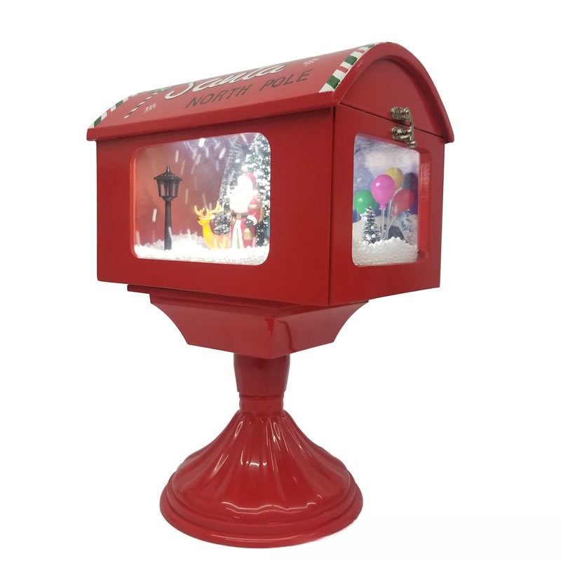 Snow Globe Musical - Decoración navideña con música y nieve