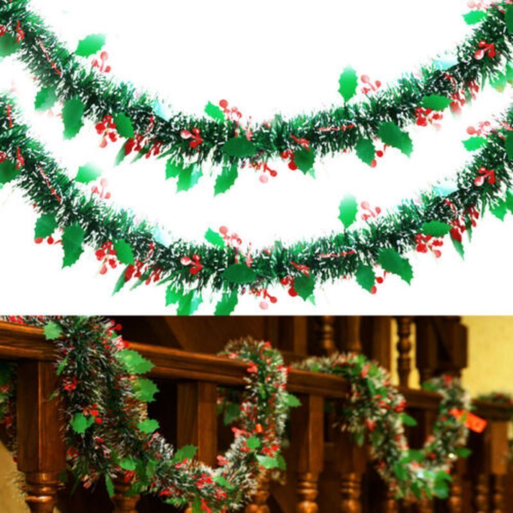 Guirnalda navideña reutilizabl - Tinsel Garland Decoration reseña y precio