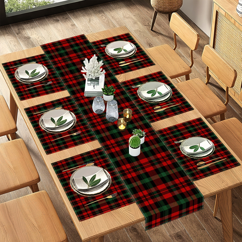 El juego de manteles individua - Christmas Table Runner reseña y precio
