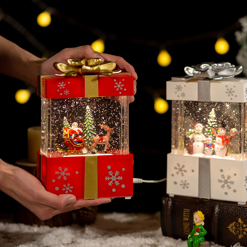 Caja de música automática con  - Snow Globe Musical reseña y precio