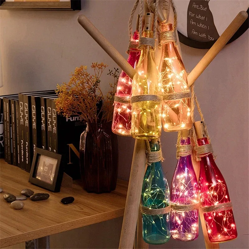 6 uds 20led botella de vino co - Led Fairy String Lights reseña y precio