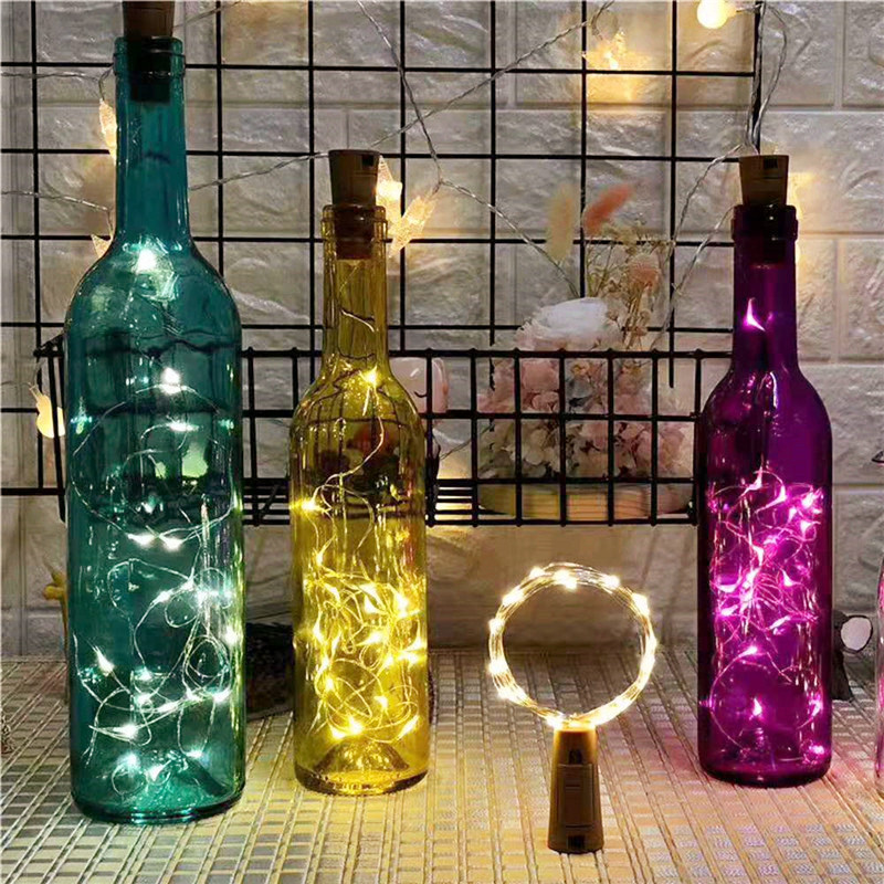 6 uds 20led botella de vino co - Led Fairy String Lights reseña y precio