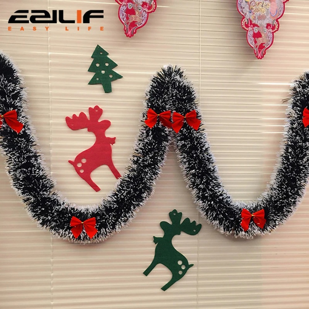 Guirnalda de oropel navideño,  - Tinsel Garland Decoration reseña y precio