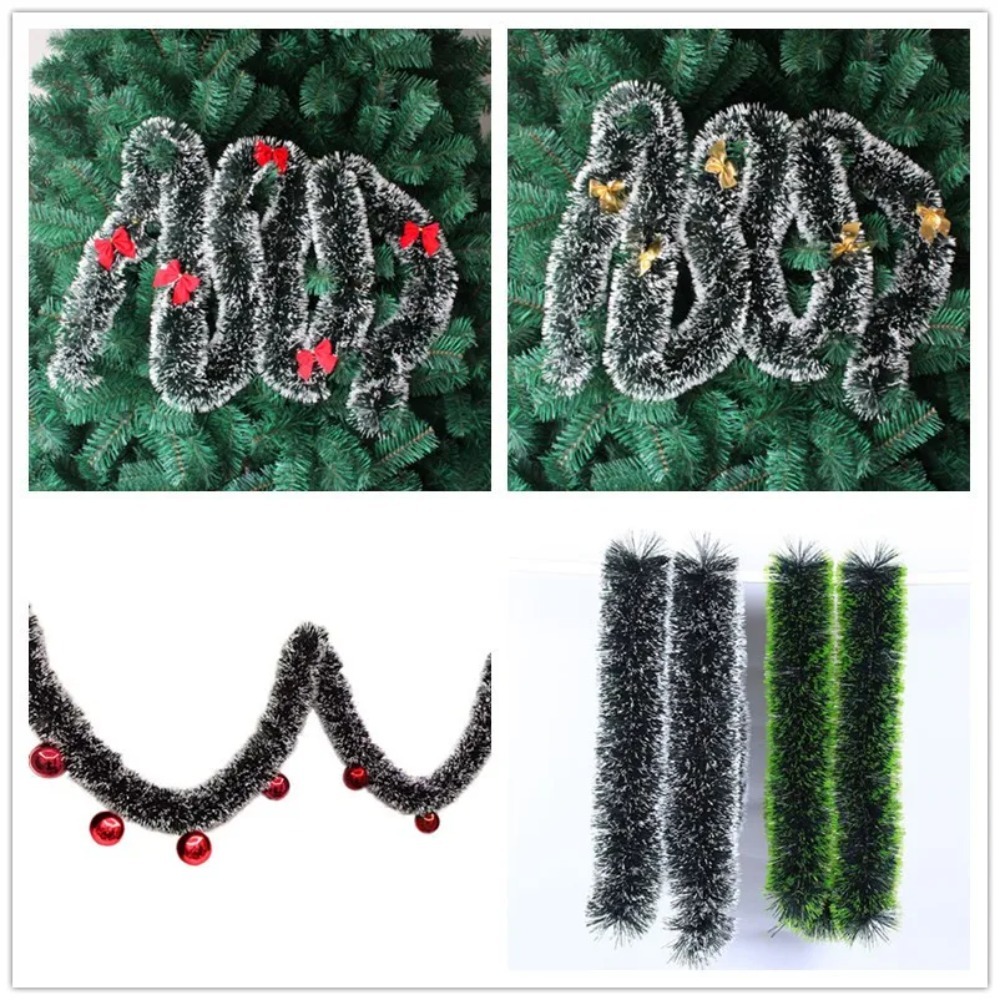 Guirnalda de oropel navideño,  - Tinsel Garland Decoration reseña y precio
