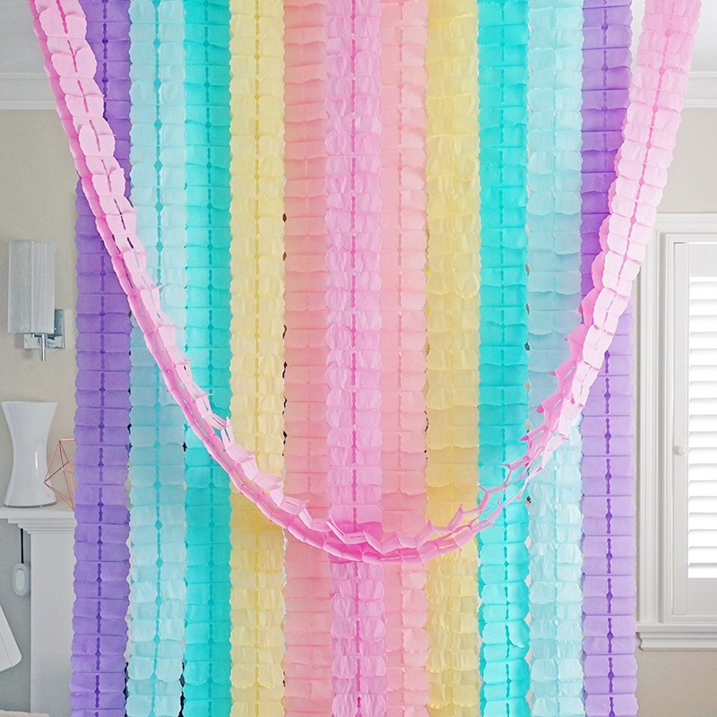 1 unidad de guirnalda de papel - Tinsel Garland Decoration reseña y precio