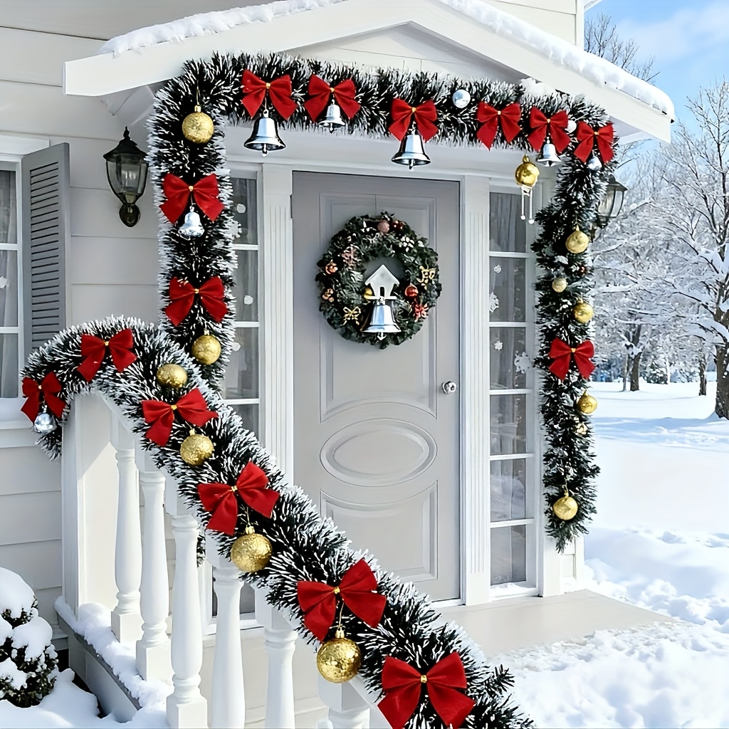 Guirnalda navideña Artificial, - Tinsel Garland Decoration reseña y precio