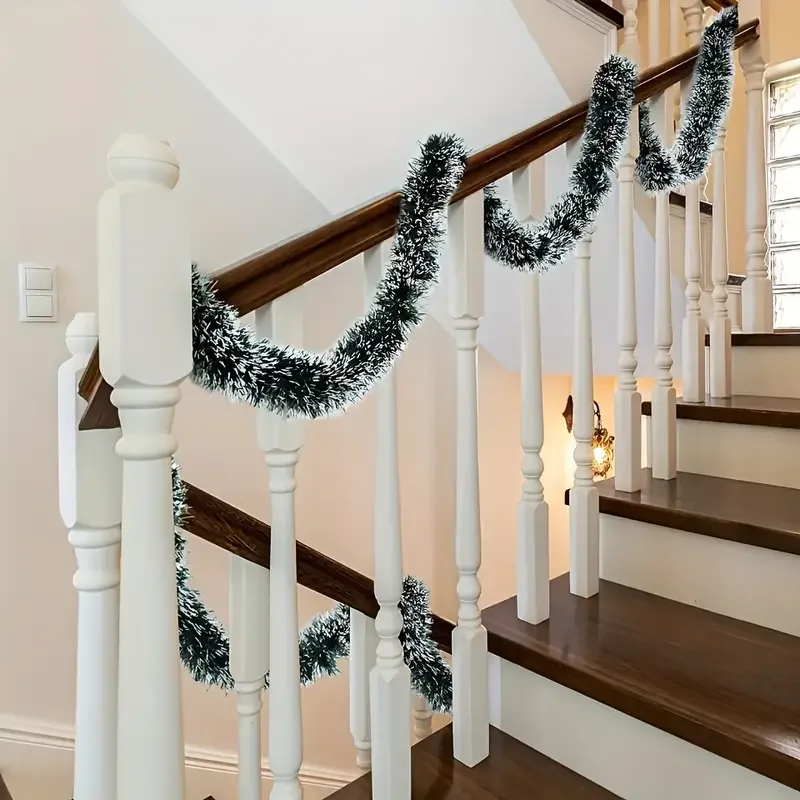 Guirnalda de Espumillón Verde  - Tinsel Garland Decoration reseña y precio