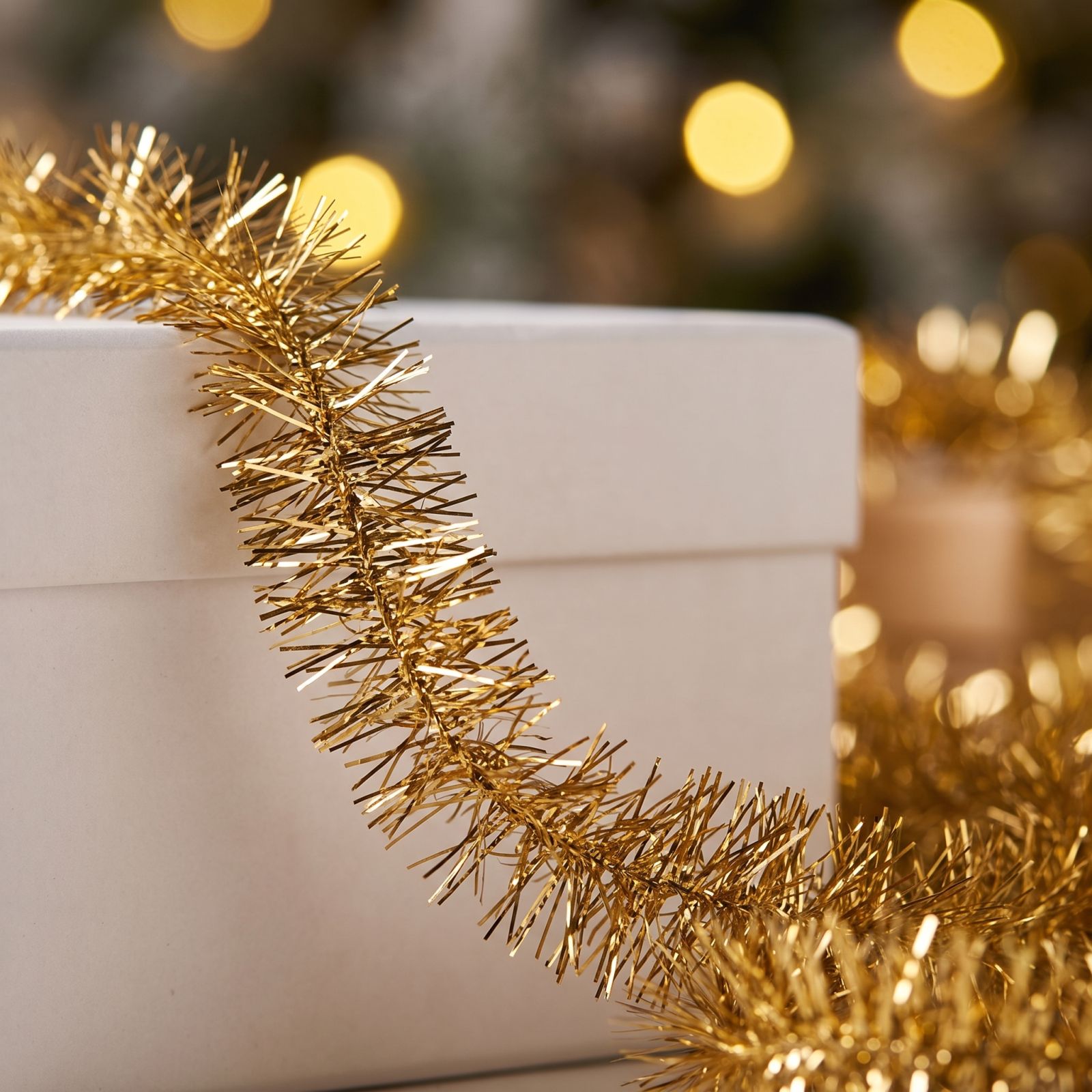 Guirnalda de Alambre Plástico  - Tinsel Garland Decoration reseña y precio