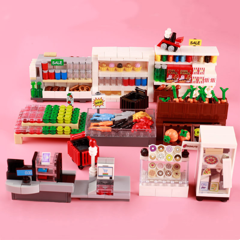 MOC City supermercado bloques  - Lego Set Creator reseña y precio