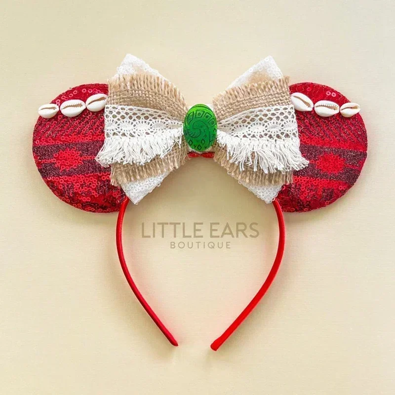 Diadema con 2 orejas de Moana  - Ribbon Bow Gift reseña y precio