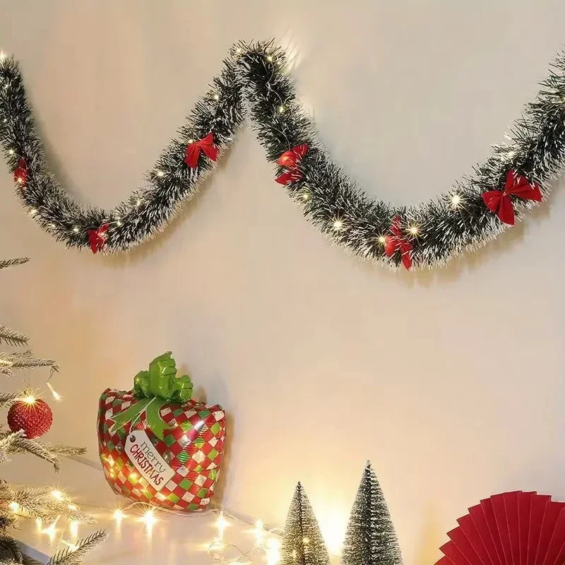 Guirnalda de Navidad de 2M con - Tinsel Garland Decoration reseña y precio